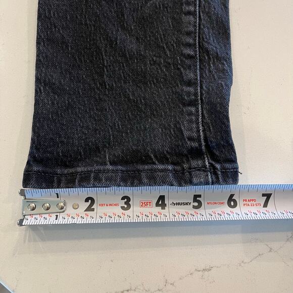 Madewell The Mid-Rise Perfect Vintage Jeans in Clean Black Wash Size 23 - Picture 11 of 13